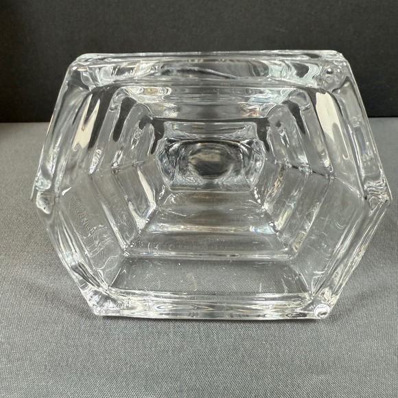 Clear Glass Cross Tabletop Decor Religious Christian Display Stand - Picture 4 of 8